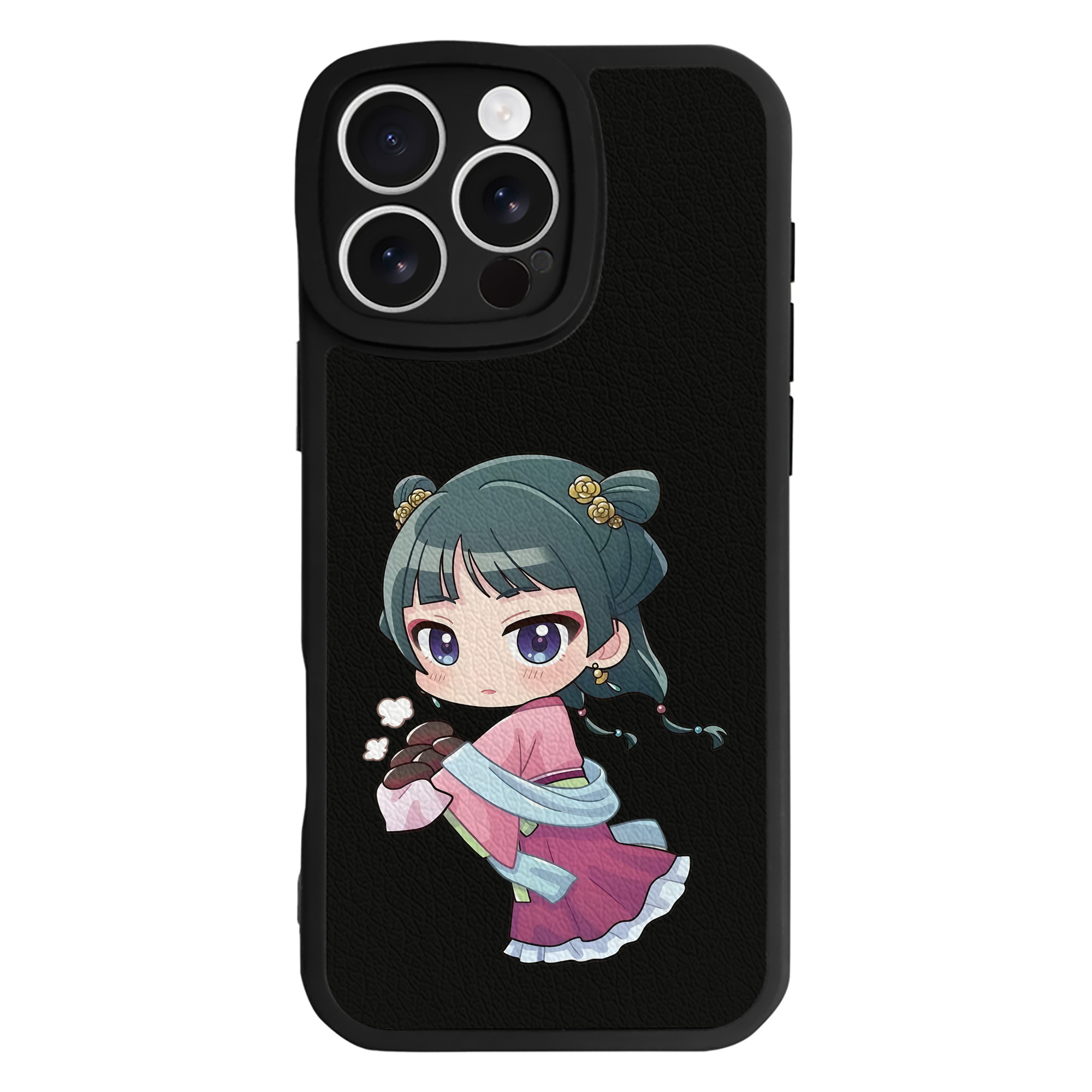（画像用） 薬屋のひとりごと The Apothecary Diaries 【iPhone 16シリーズ対応】シリコンスマホケース（レザー調） 材質：シリコン